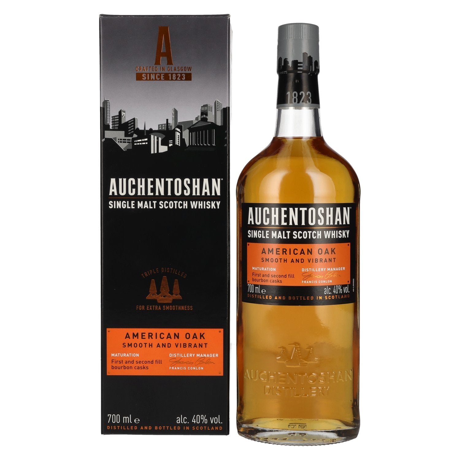 Auchentoshan American Oak 40% 0.7L GB