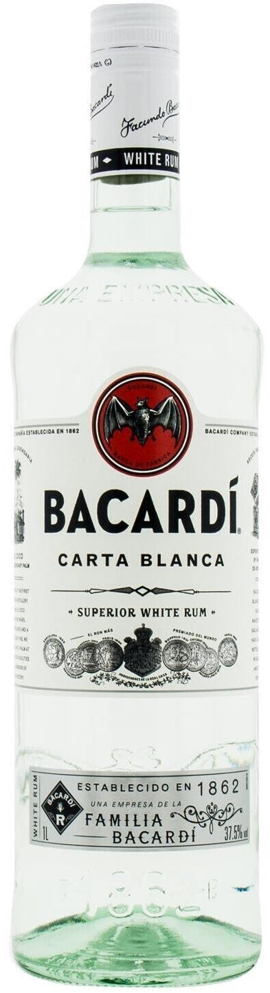 Bacardi Carta Blanca 40% 1L