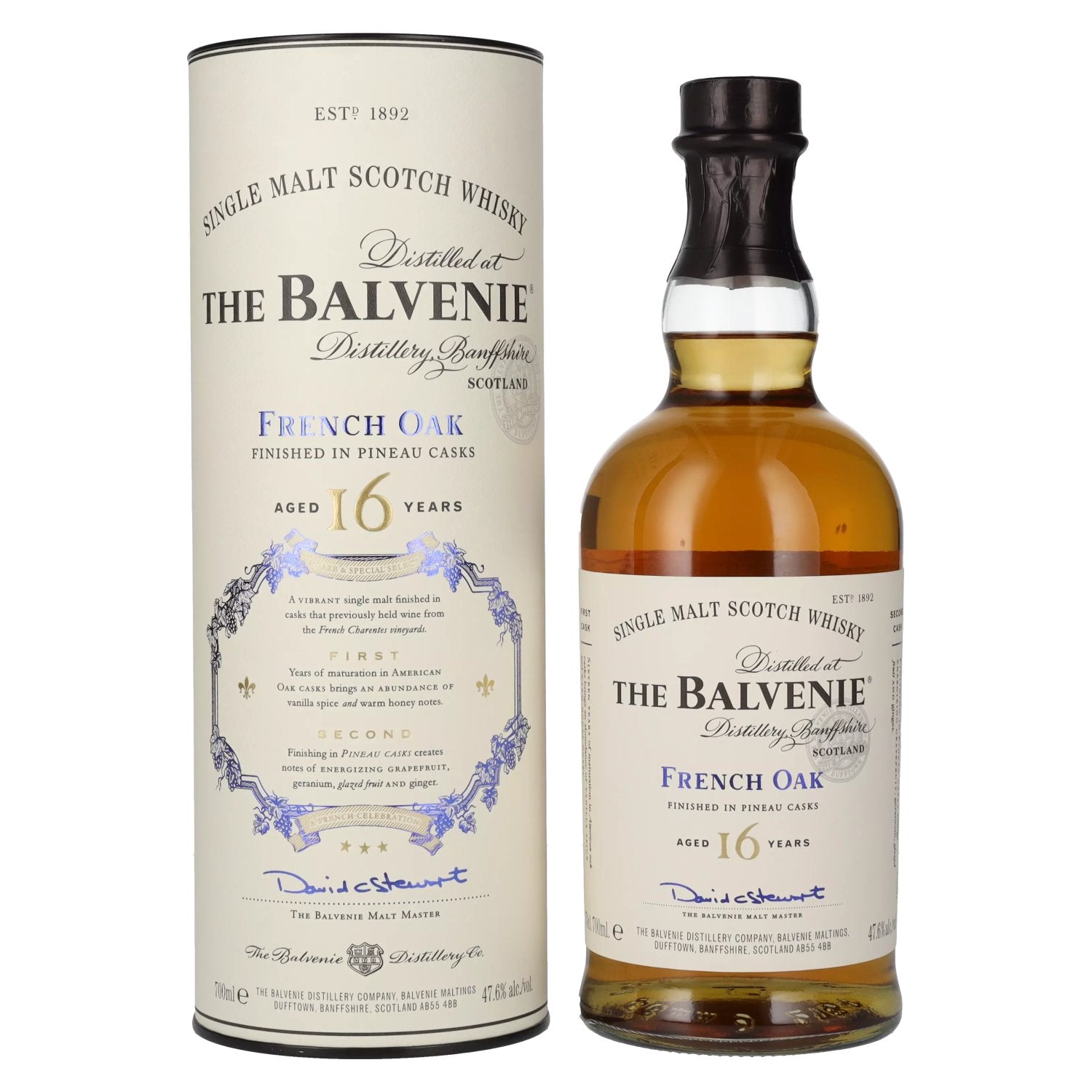 Balvenie French Oak Pineau Cask 16Y 47.6% 0.7L GB