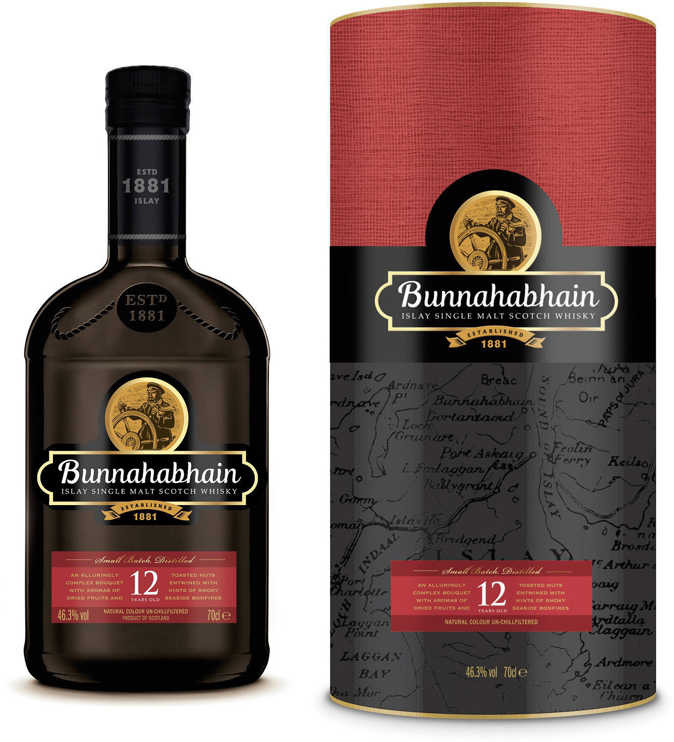 Bunnahabhain 12Y 46.3% 0.7L GB