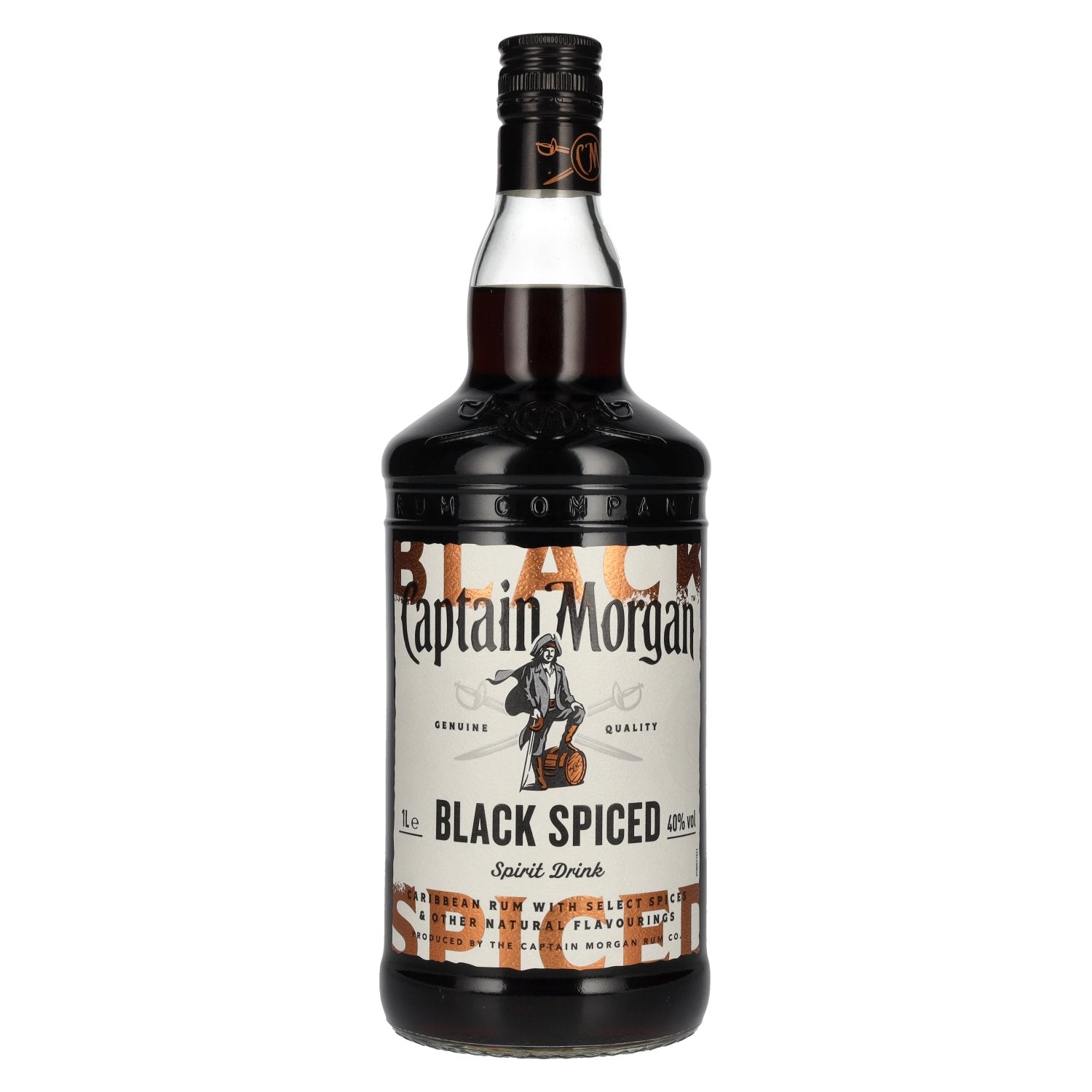Captain Morgan Black Spiced 40% 1L