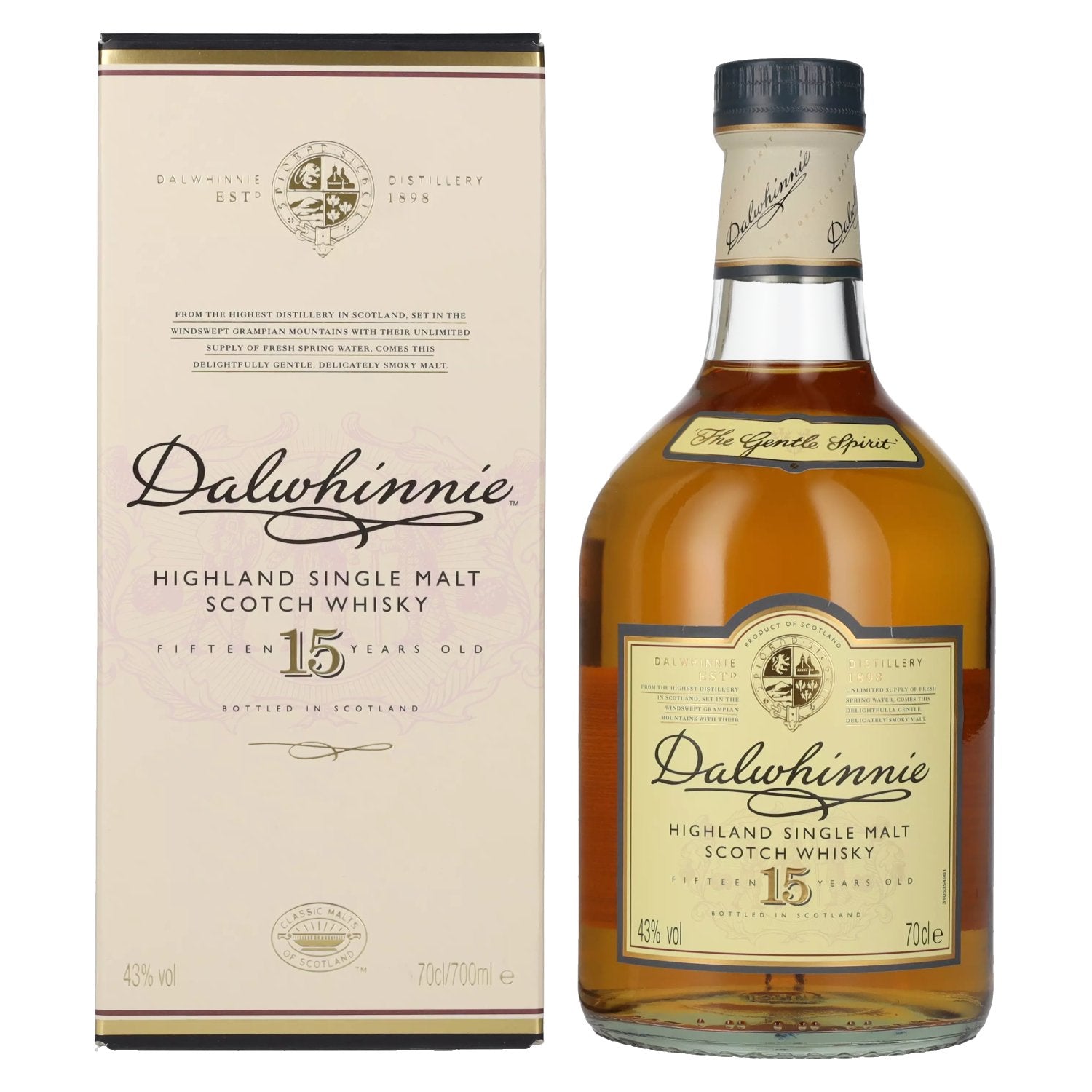 Dalwhinnie 15Y 43% 0.7L GB