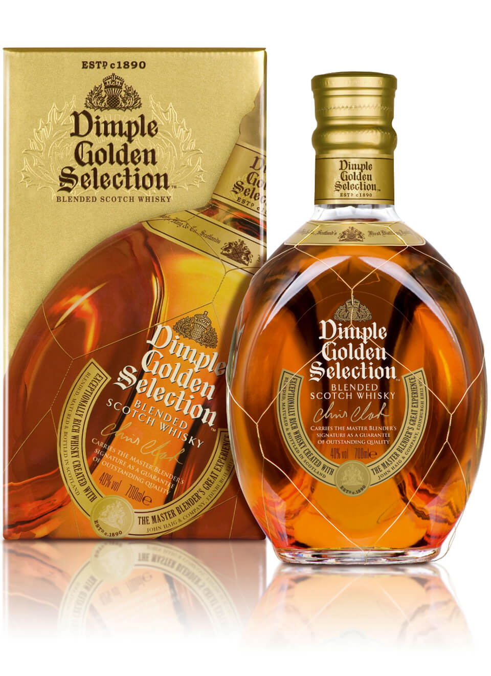Dimple Golden Selection 40% 0.7L GB