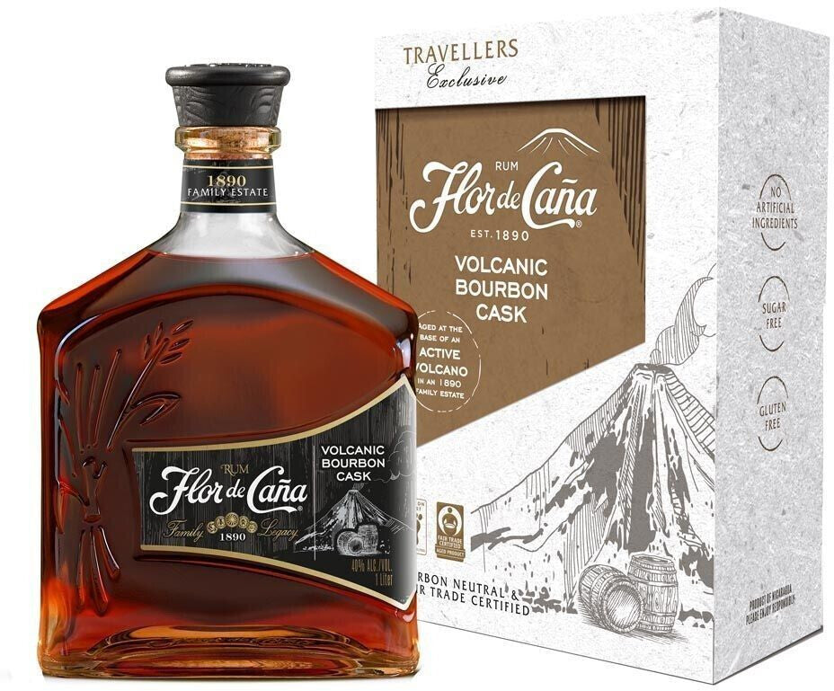 Flor de Caña Bourbon 40% 1L GB