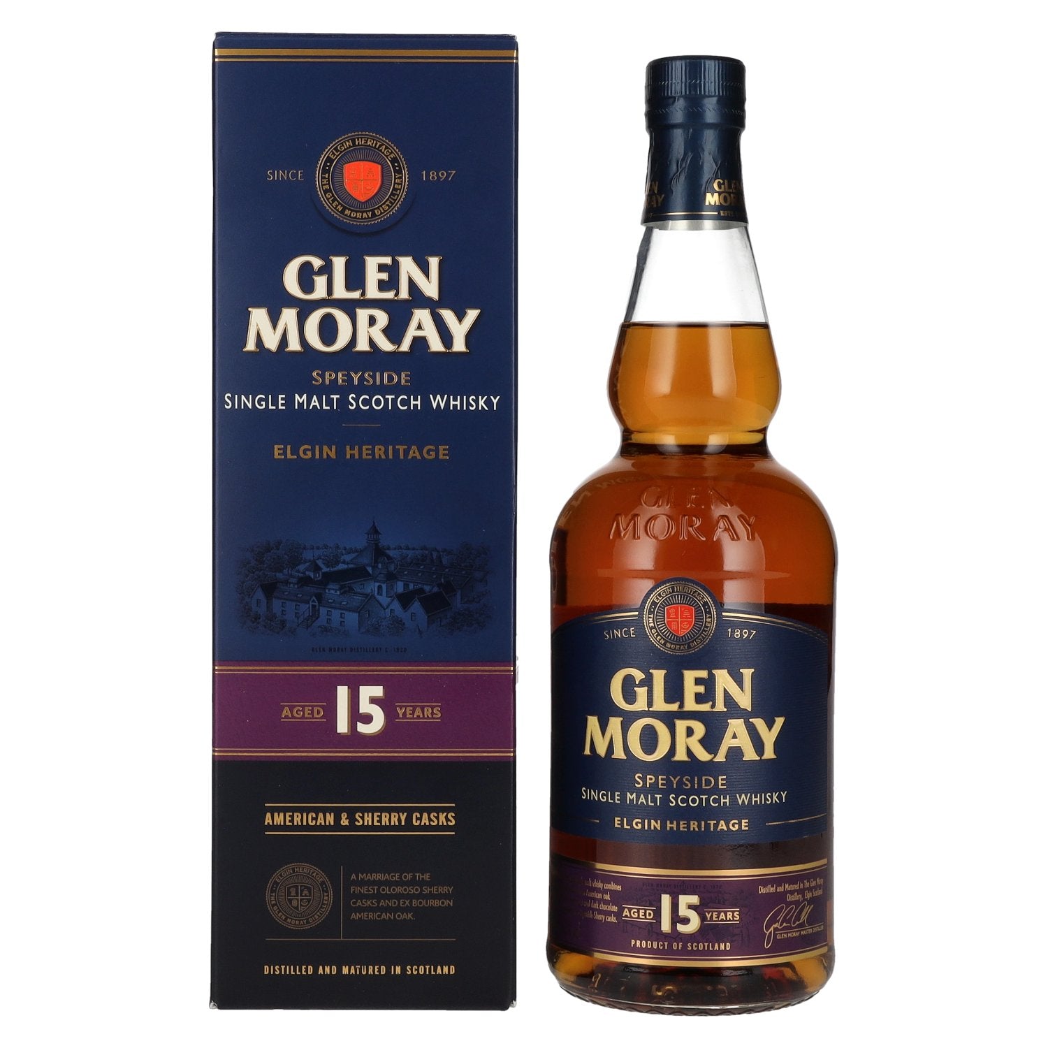 Glen Moray 15Y 40% 0.7L GB