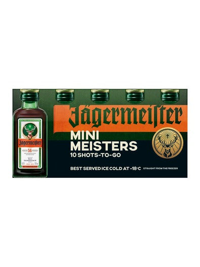 Jägermeister Mini Meister 35% 10x0.02L