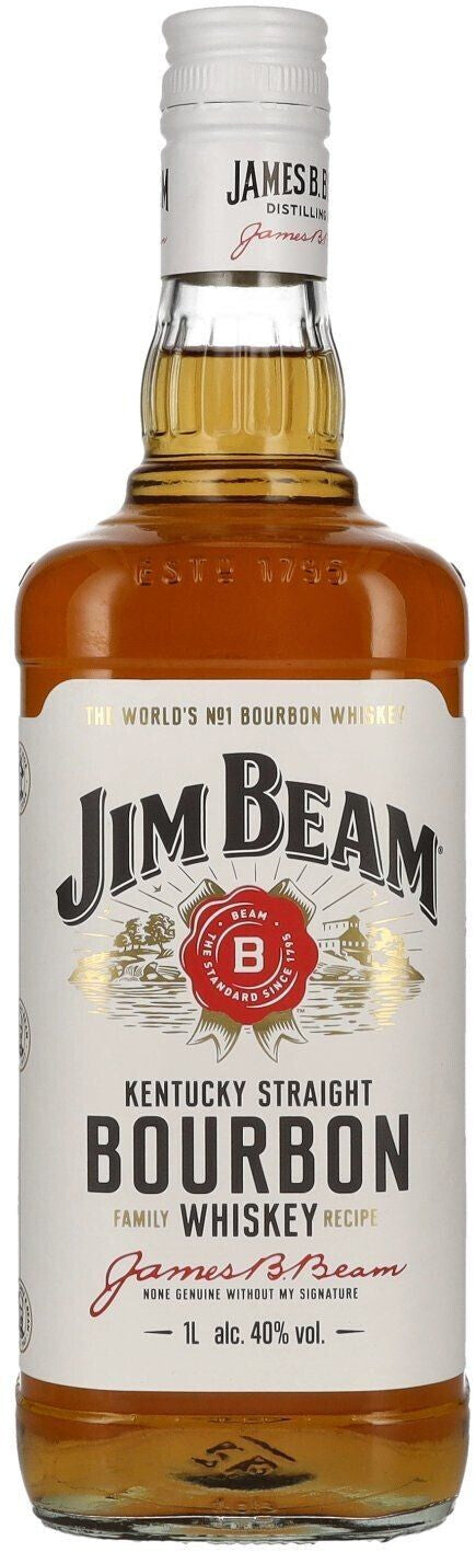Jim Beam White Label 40% 1L