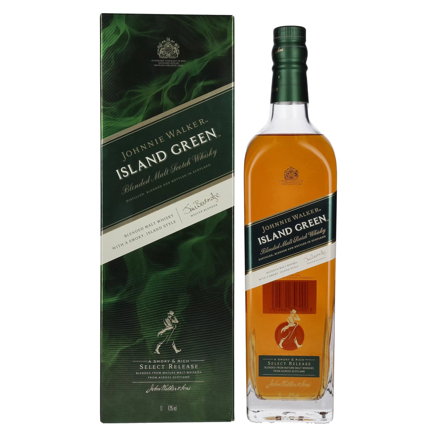 Johnnie Walker Island Green 43% 1L GB