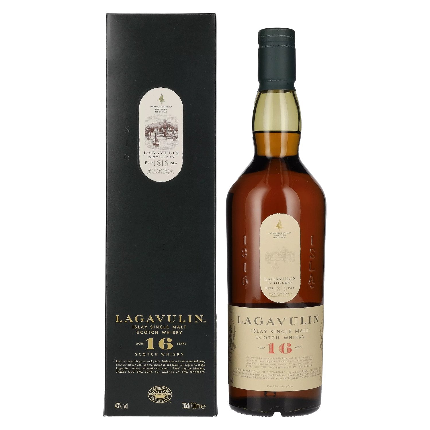 Lagavulin 16Y 43% 0.7L GB