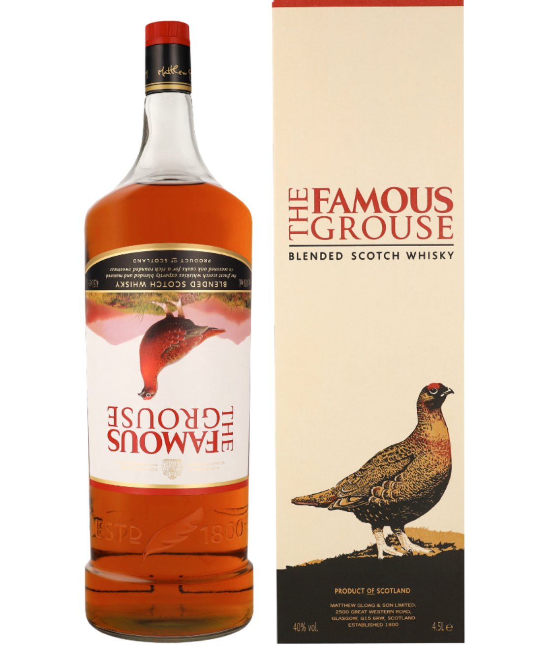 The Famous Grouse 40% 4.5L GB