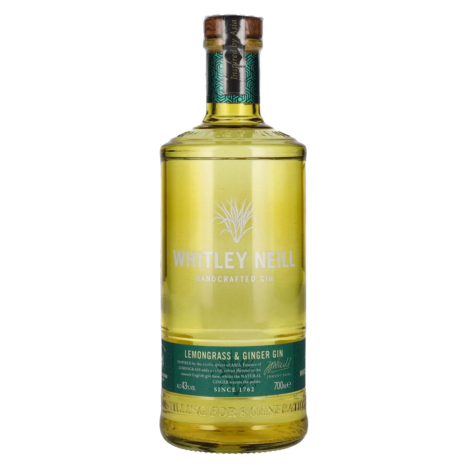 Whitley Neill Lemongrass & Ginger 43% 0.7L